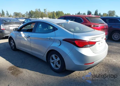 2015 Hyundai Elantra Se из США, поврежденный, VIN 5NPDH4AE7FH649981
